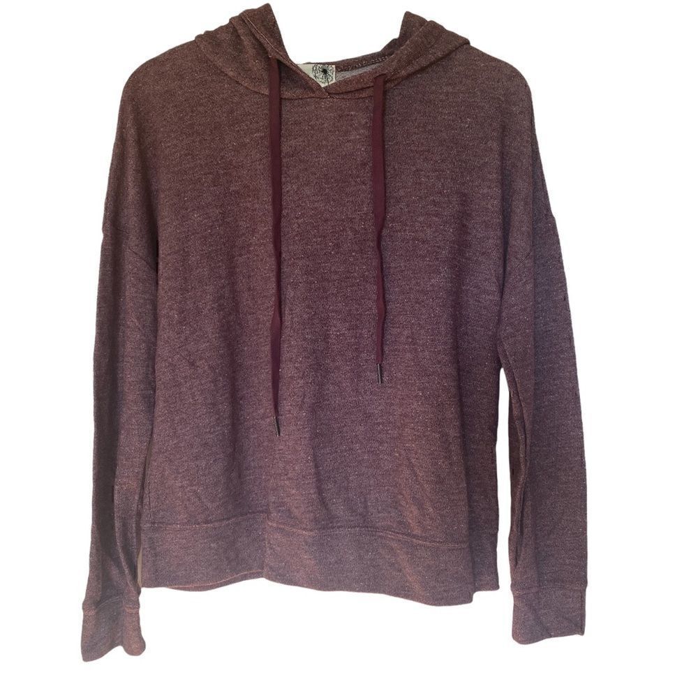 Everleigh burgundy hoodie small long sleeve NEW